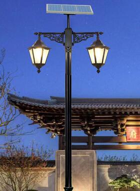 中式复古景观灯户外花园别墅LED庭院灯简约现代4米铝形材庭院灯