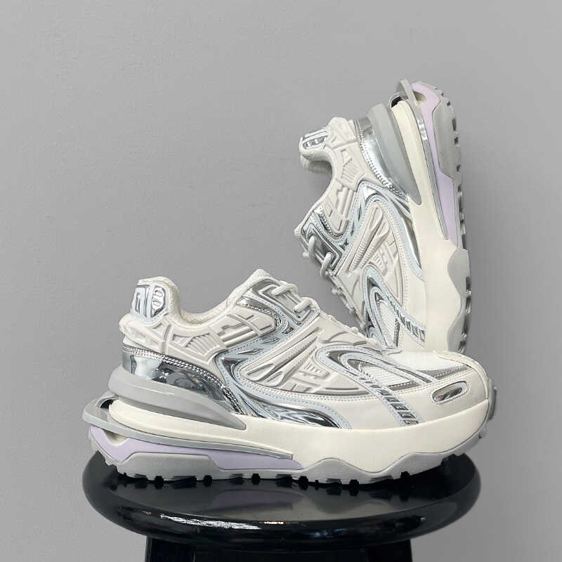 变色龙老爹鞋男鞋秋季网面运动休闲鞋子男女款厚底增高情侣机甲鞋