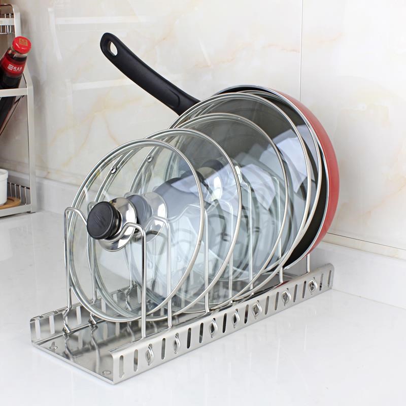 304菜板架厨房用品锅盖收纳砧板架不锈钢案板平底锅多功能置厂家