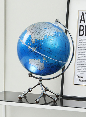 发光地球仪轻奢摆件客厅电视柜酒柜书房办公室装饰品乔迁创意礼物