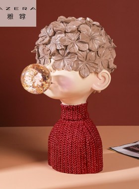 北欧轻奢风桌面艺术摆件创意家居现代客厅卧室电视柜酒柜软装饰品