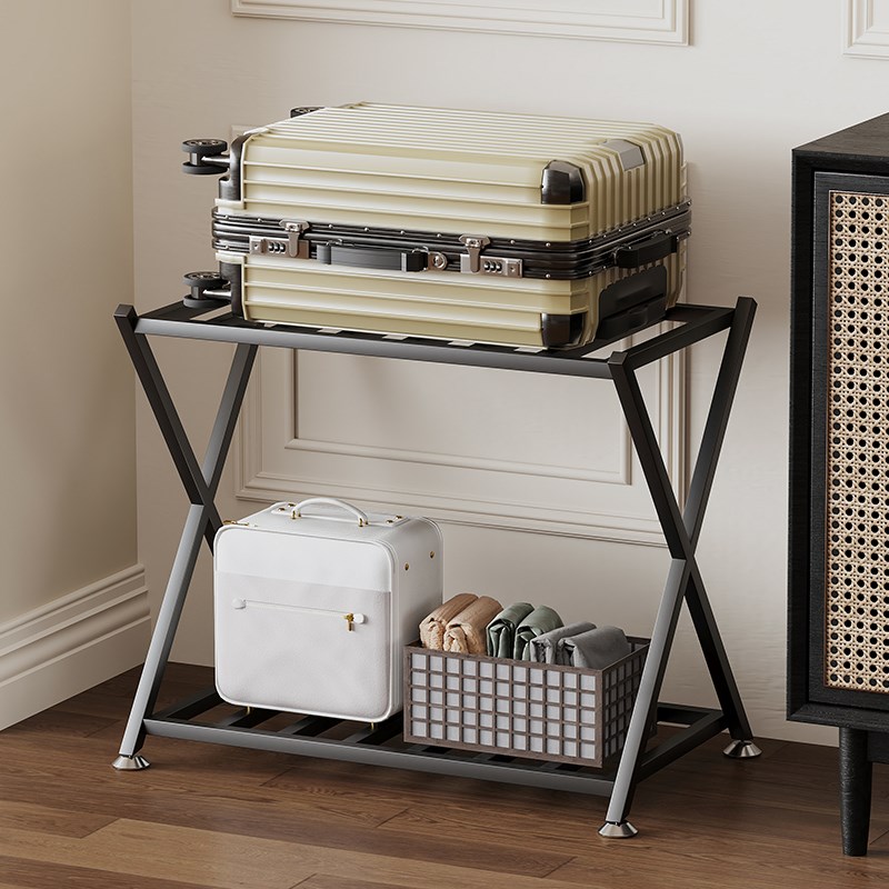 酒店行李架折叠床尾民宿皮箱置物架酒店客房行李箱收纳架子卧室架