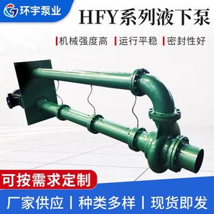 HFY系列液下泵不锈钢液下泵单级液下泵立式无堵塞渣浆泵厂家
