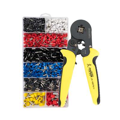跨境爆款1200pcs接线端子压线钳管型端子压接工具套多功能压接钳