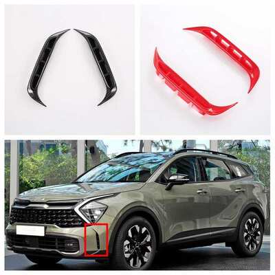 适用起亚22狮跑前雾灯眉雾灯框 五代Sportage NQ5眉条外饰改装件M