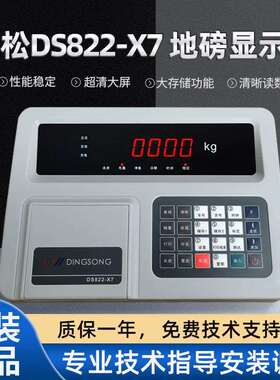顶松DS822-X6P+/X7P地磅称重仪表显示器带打印机X7显示器垒德株