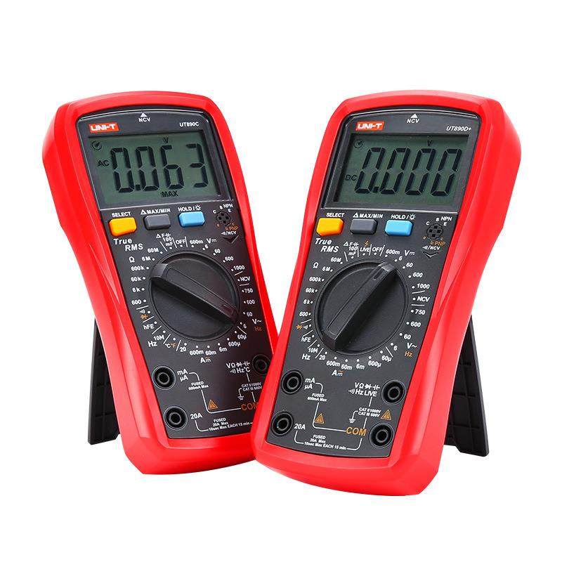 优利德UT890C数显式万用表数字多功能表测电压电流表电容表