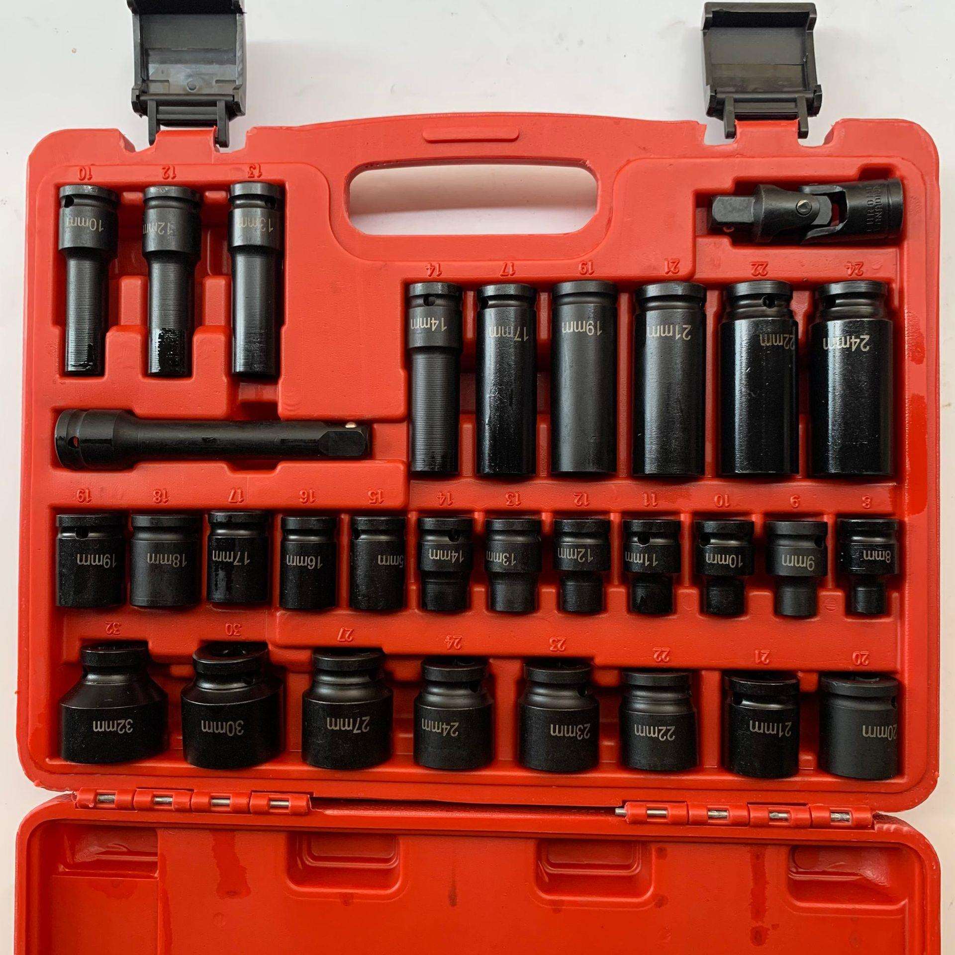 小风炮套筒拓力士1/2重型加厚加长旋具电动扳手工具六角套筒套装