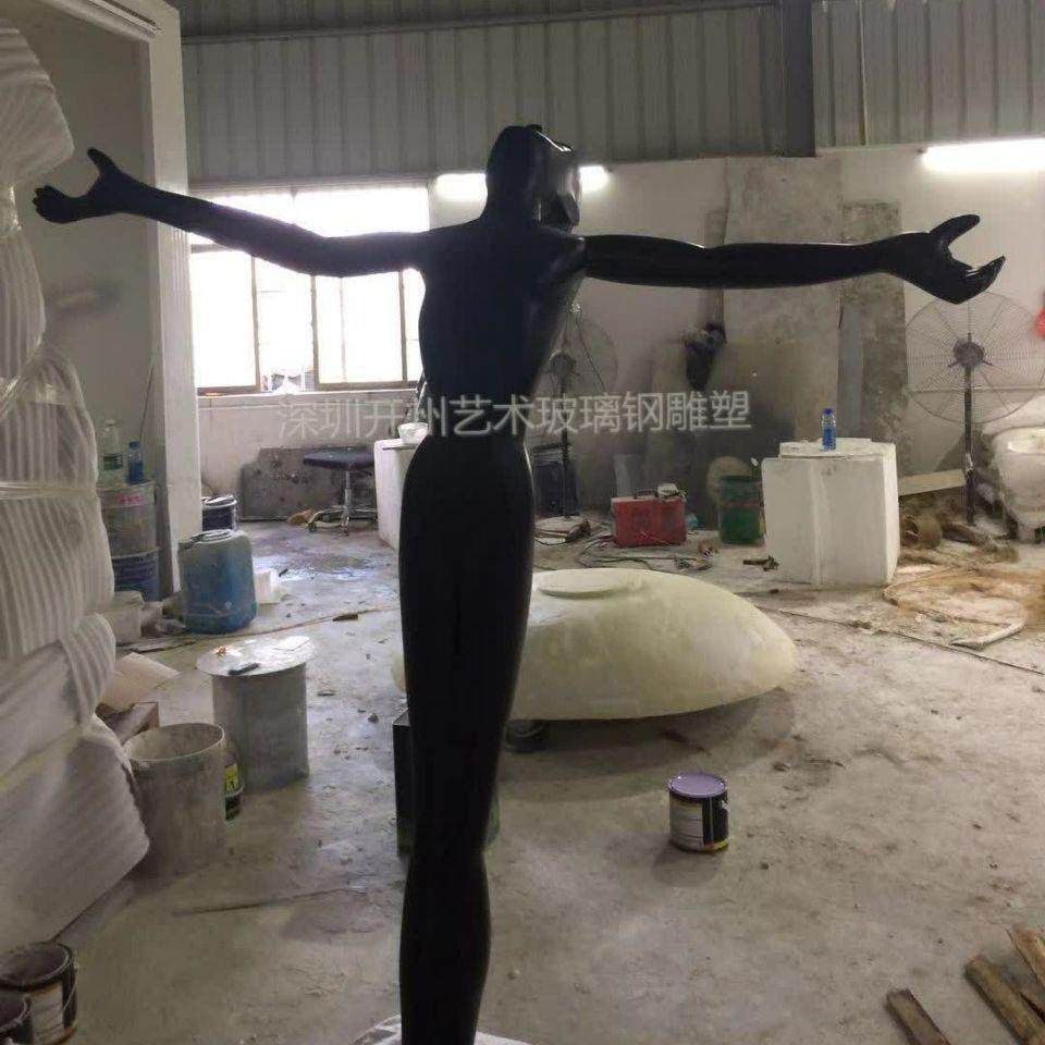 深圳厂直销玻璃钢人物正能量公园广场别墅景观雕塑人体模特橱窗