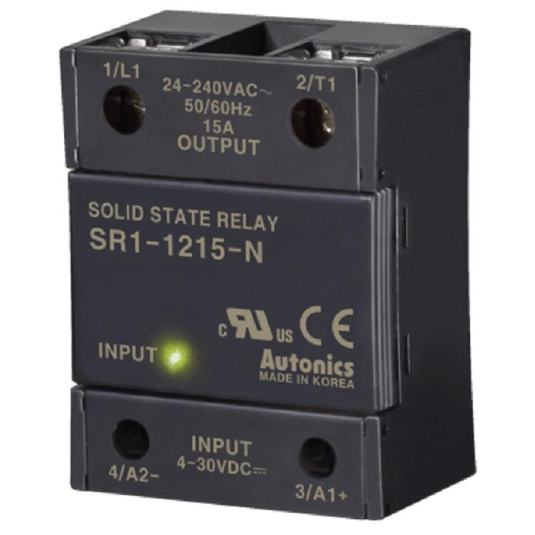 Autonics进口固态继电器SSR交流固体开关SR1-1225-N