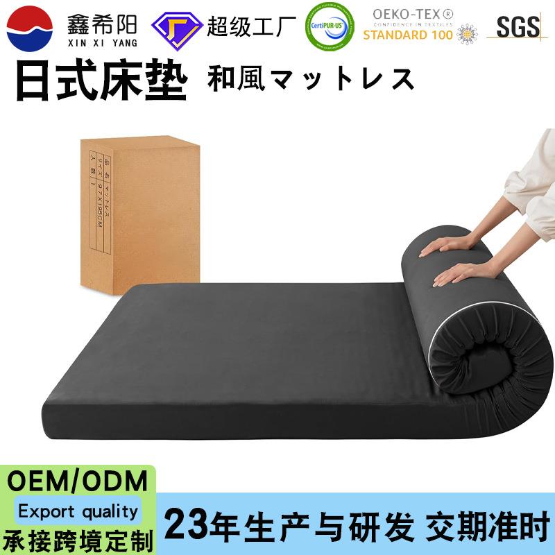 海绵床垫高密度海绵学生床垫跨境源头工厂压缩床垫90*190单人床垫