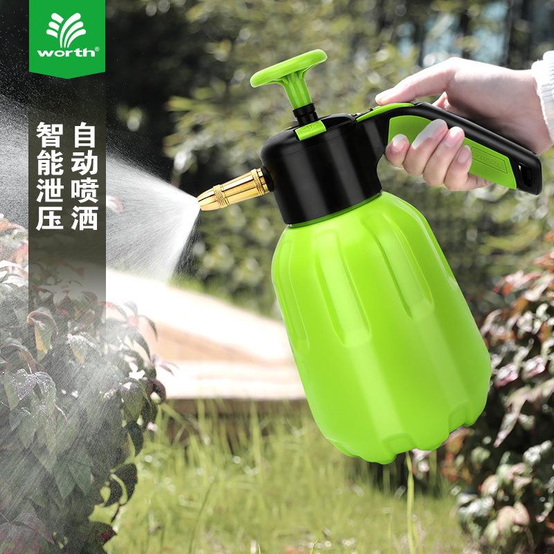 沃施worth园艺浇花神器喷壶家用洒水壶气压式浇水壶消毒清洁专用