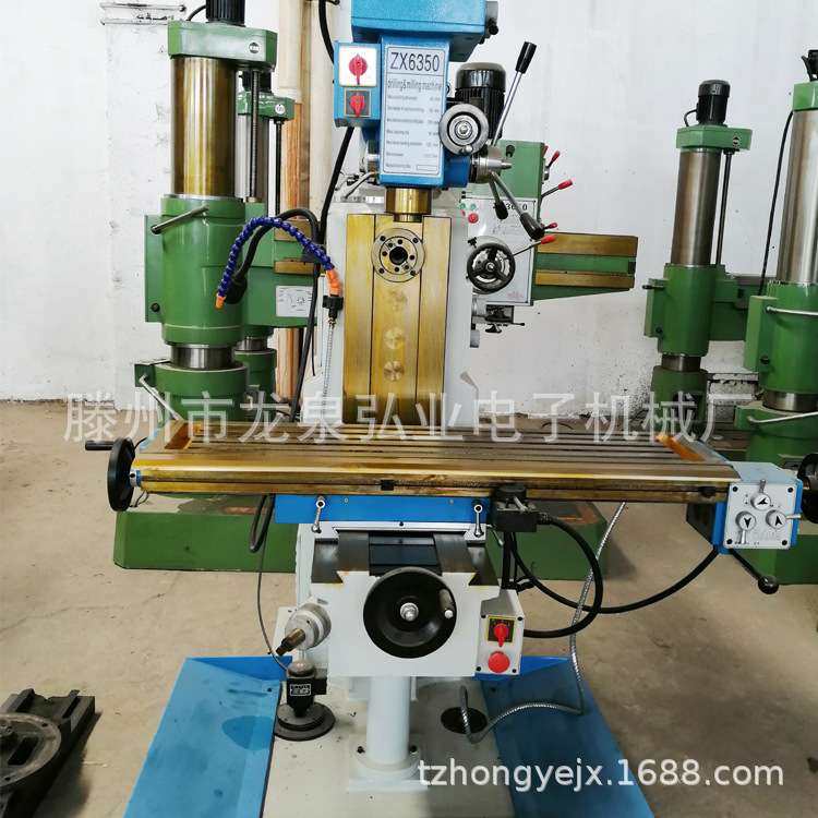 50C 弘业重工供应齿轮传动钻铣床 小型钻铣床ZX50C多功能钻铣床