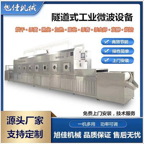 隧道式干果烘干杀菌杀虫卵设备大枣杀菌设备带式微波杀菌机