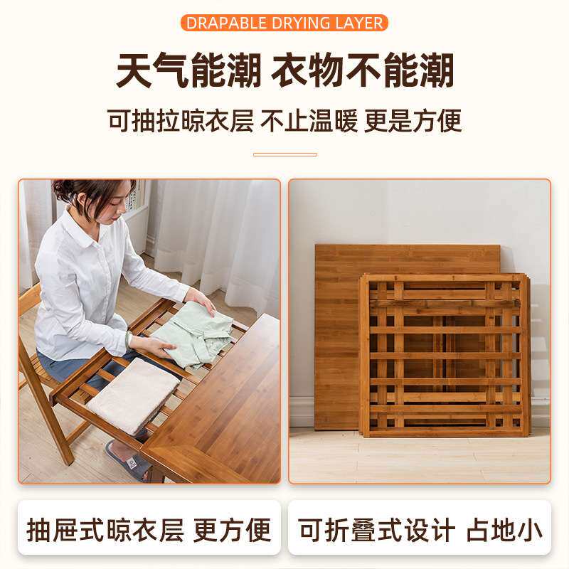 免安装烤火炉桌子家用取暖烤火桌可折叠小方桌多功能烤火架带被子