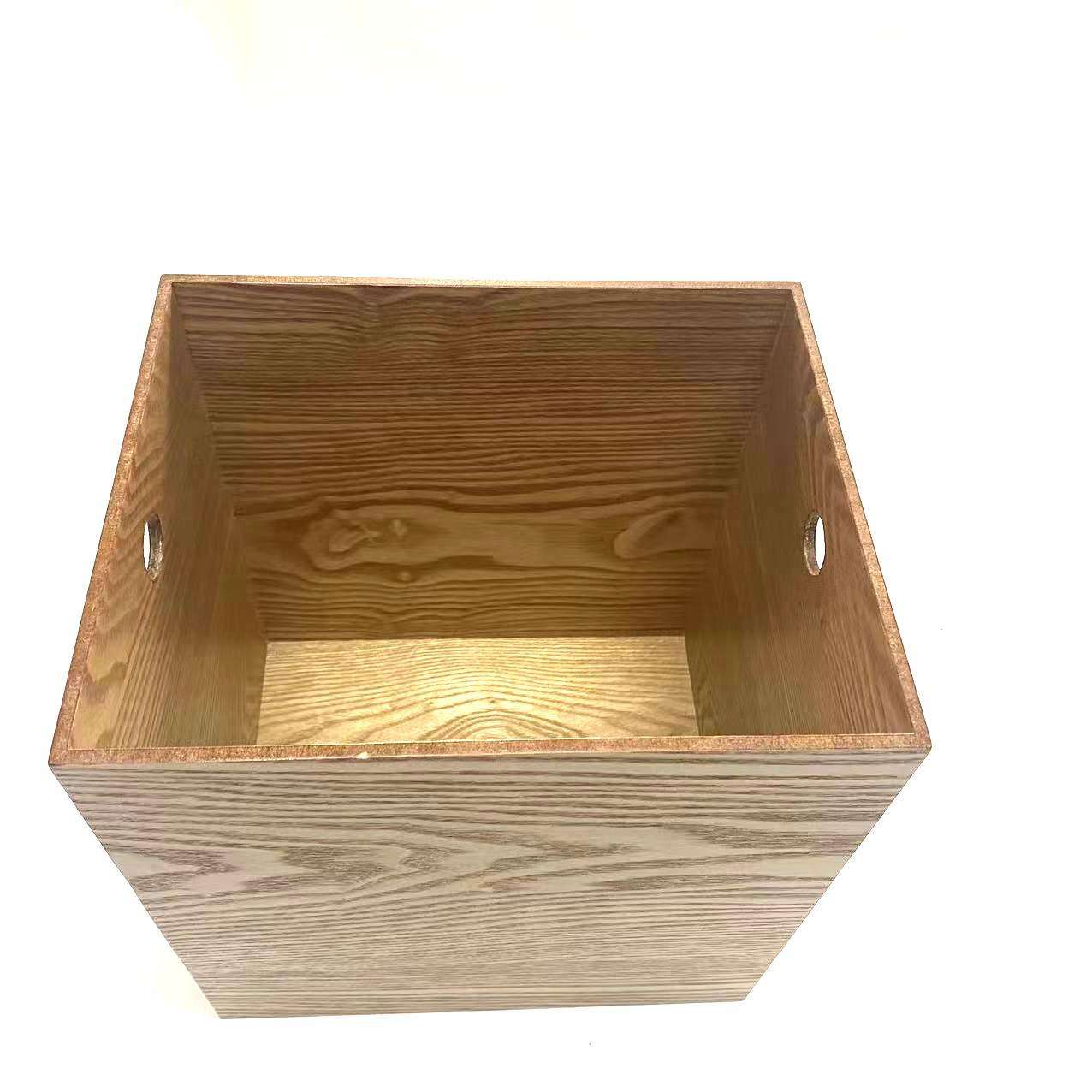 木框箱无盖大号桌面收纳箱创意实木工具箱杂物储物整理箱手提盒