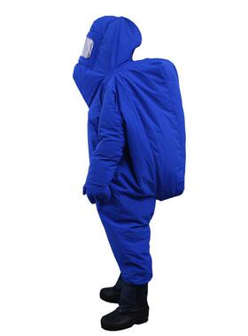 防液氮服 品正安防超低温防液氮服JNPZ-001A 背囊式防液氮服套装
