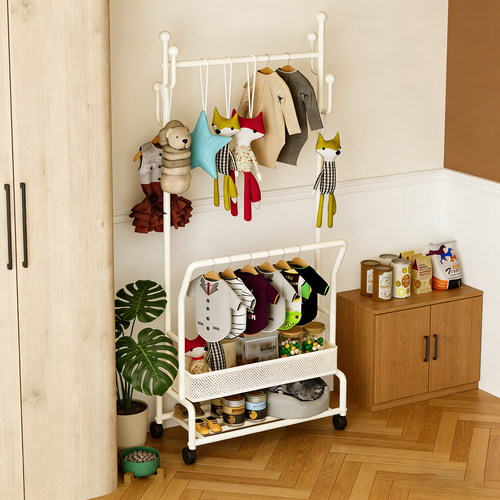 小狗衣帽架宠物挂衣架落地衣柜