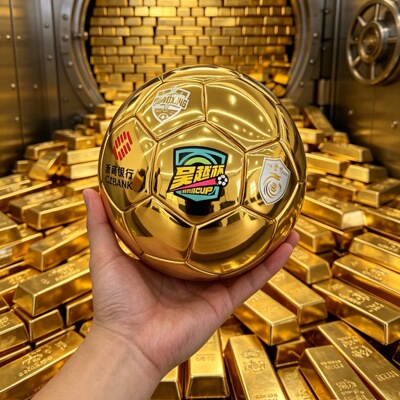 米格尔金色吴越杯限量3号足球