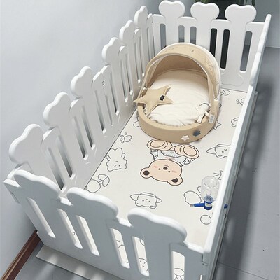 QTA狗笼子自由组装室内宠物围栏狗栅栏狗窝中小型犬狗围栏狗护栏