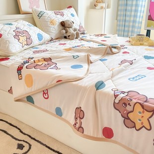 冰丝乳胶凉席四件套床笠款夏季空调软席三件套全包围床笠罩可机洗