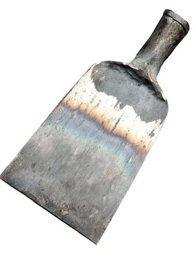 手工锻打拍戏专用古老农用工具钢锹铁杴方锹塘泥锹挖土种地铁锹铲