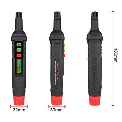 HABOTEST/华博HT62笔式数字温湿度计工业级非接触手持式温湿度仪
