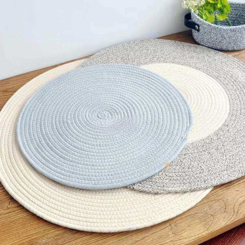 北欧日式 素色圆形简约桌垫 地毯 加厚棉线沙发垫 床边垫 茶几垫,鲜花速递/花卉仿真/绿植园艺,割草机/草坪机,淘宝优惠券,粉丝福利购,淘宝优惠卷
