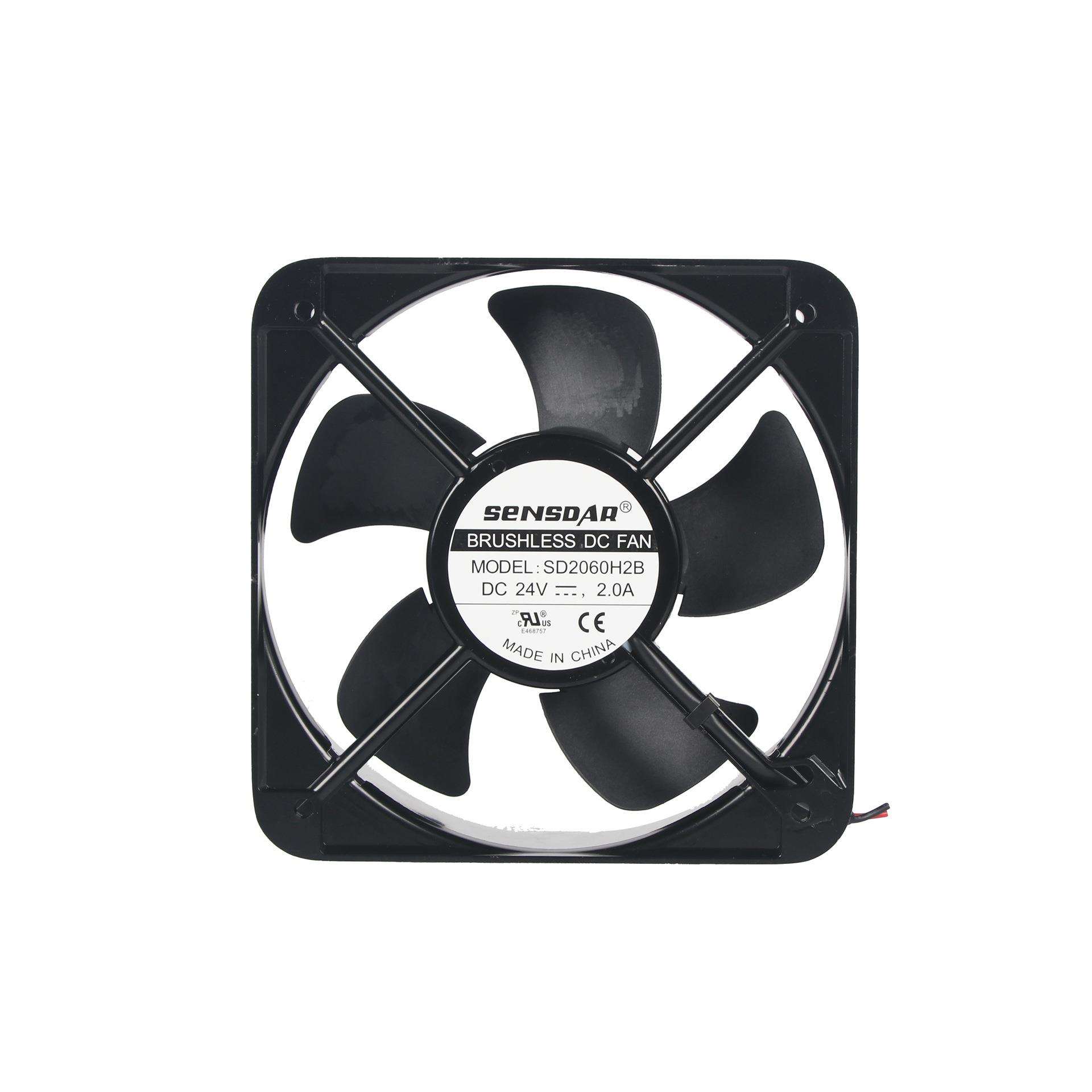 12v24v直流散热风扇DC20060双滚珠轴承大风量轴流风机充电桩专用