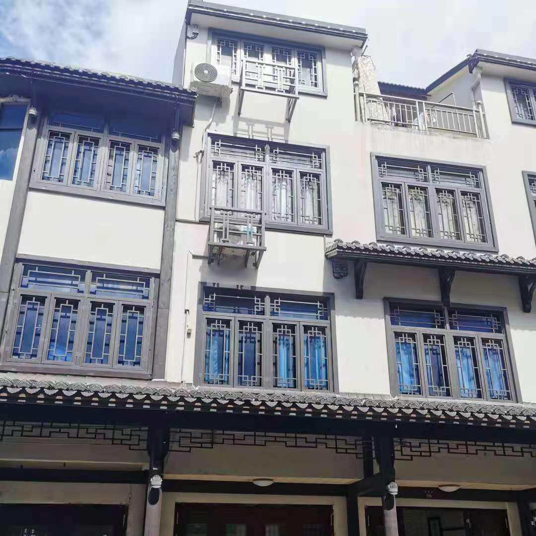 厂家直销铝合金锌钢仿古防盗窗花格新中式铝艺防护窗花阳台窗