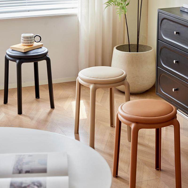 塑料凳子加厚家用可叠放简约客厅餐桌圆板凳结实防滑等位备用高凳,电子元器件市场,其它元器件,淘宝优惠券,粉丝福利购,淘宝优惠卷