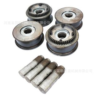 单梁行吊大车行走轮直径200 800mm天车轮平面凹面齿圈