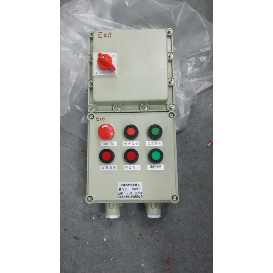 防爆磁力启动器 BQC-20A防爆电机启动箱 防爆控制箱