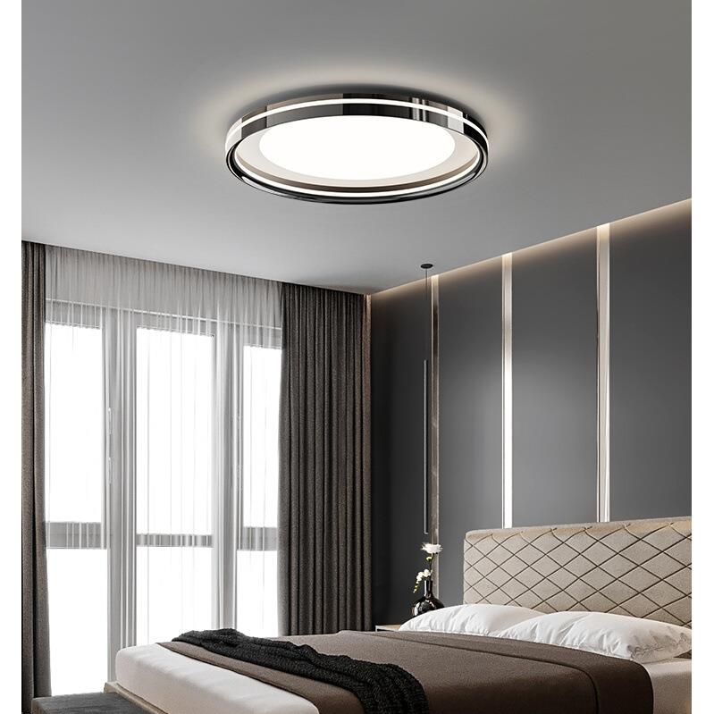 主卧室灯感现代简约2025新款极简意式轻奢个性创意房间吸顶灯