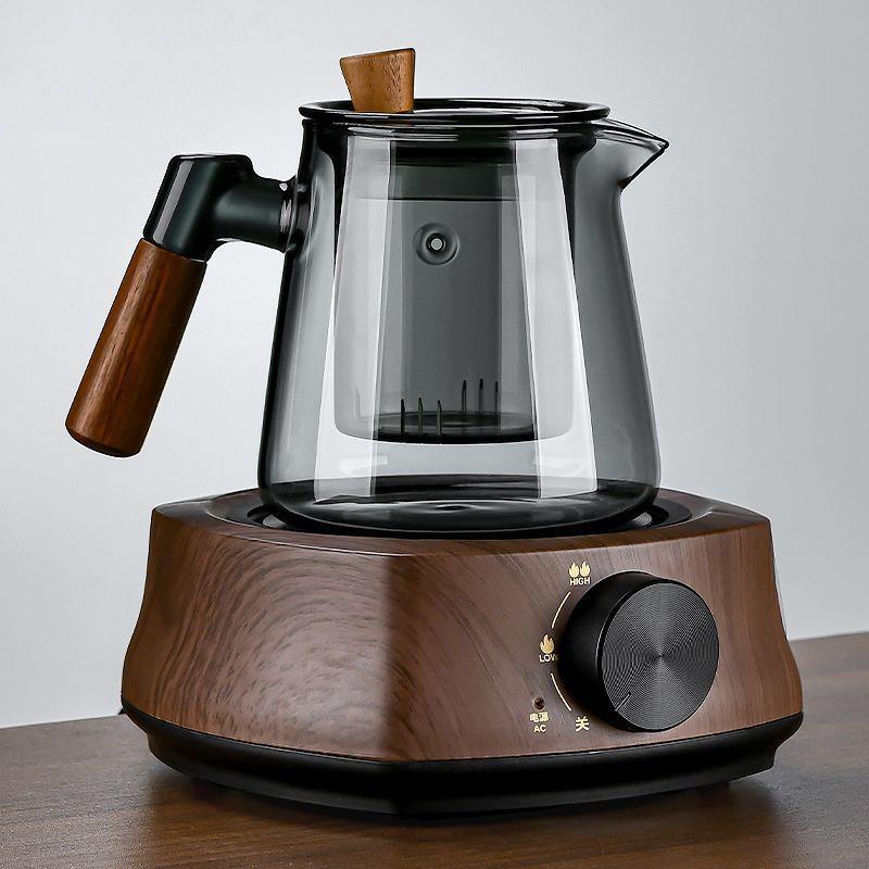 玻璃煮茶壶耐高温烧水泡茶壶茶杯电陶炉专用围炉煮茶器茶具套装