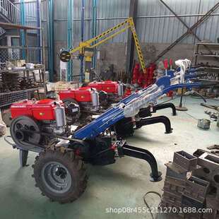 手扶拖拉机绞磨机8吨柴油拉电缆牵引机导线收线机5吨绞盘钢绞线