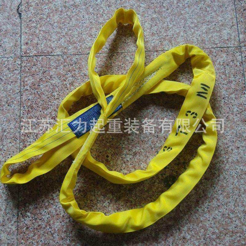 双扣吊装带3t5m 圆形吊装带3t6m 质量保证 出口欧美