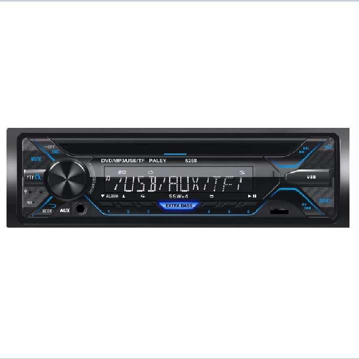 1200 酷炫RGB多彩按键灯单定汽车蓝牙DVD播放器AM/FM/RDS/DAB可选