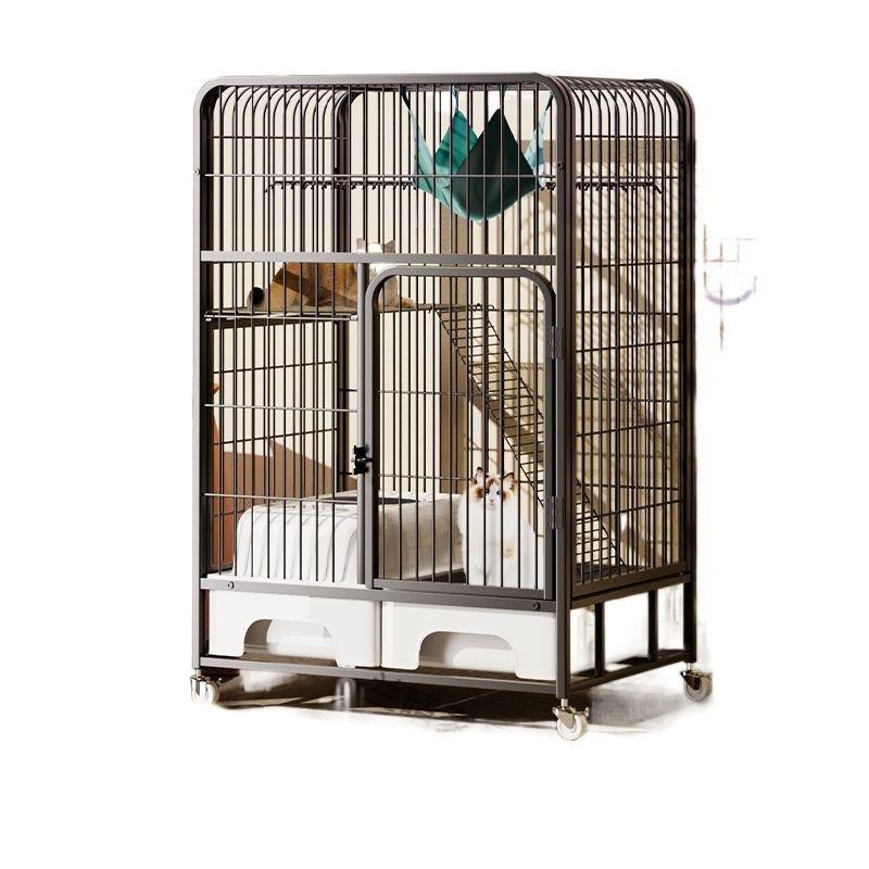 猫笼家用室内双层三层猫别墅自由空间猫咪舍带厕所笼子猫砂盆