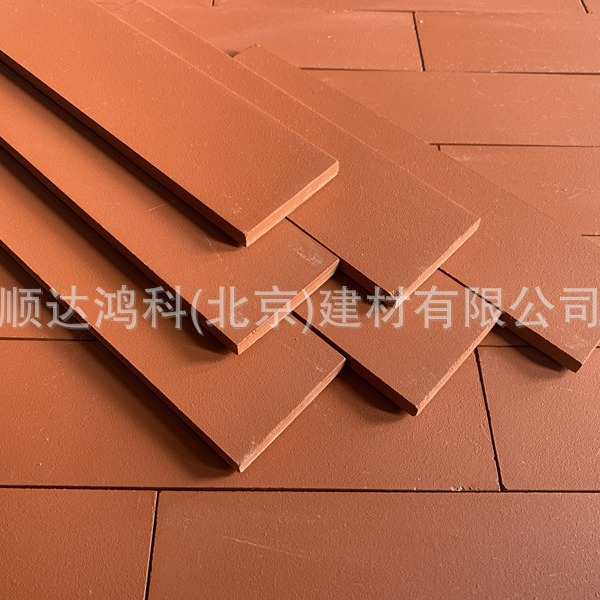 外墙红砖红色墙砖面砖装饰砖仿古艺术墙砖中式红条砖片客厅背景墙图片