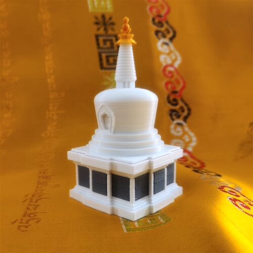 钰书房鱼缸造景盆景假山白塔吸水石装饰配件微景观古建枯山水摆件