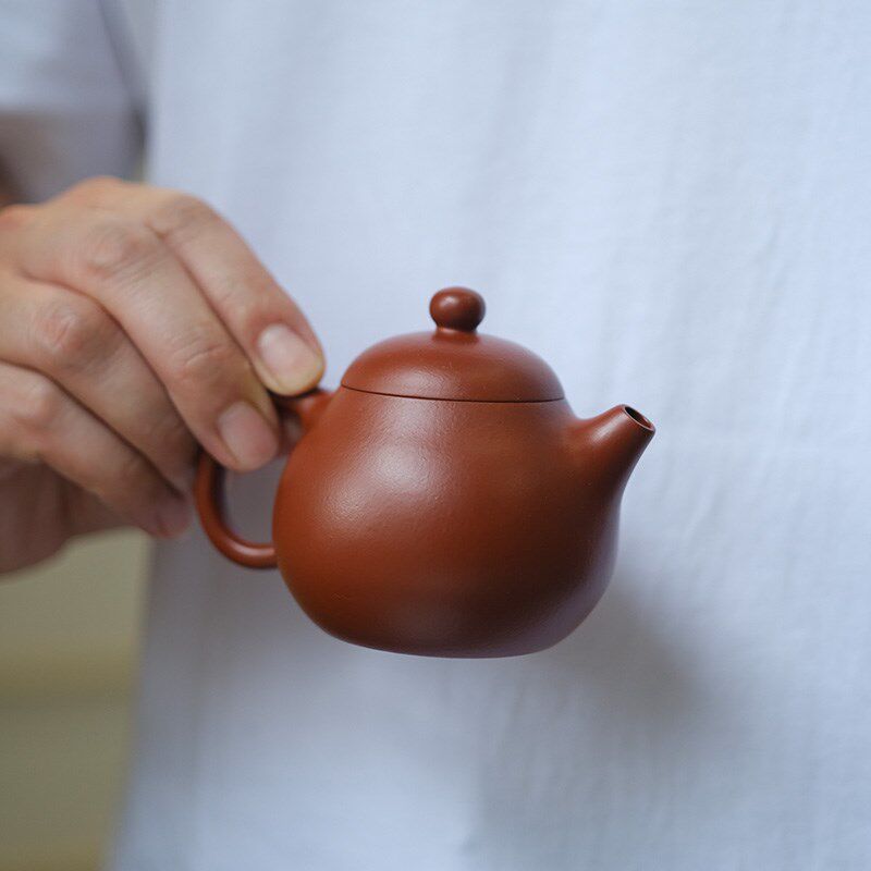文旦紫砂壶宜兴手工小品茶壶原矿朱泥泡茶壶功夫茶具单壶
