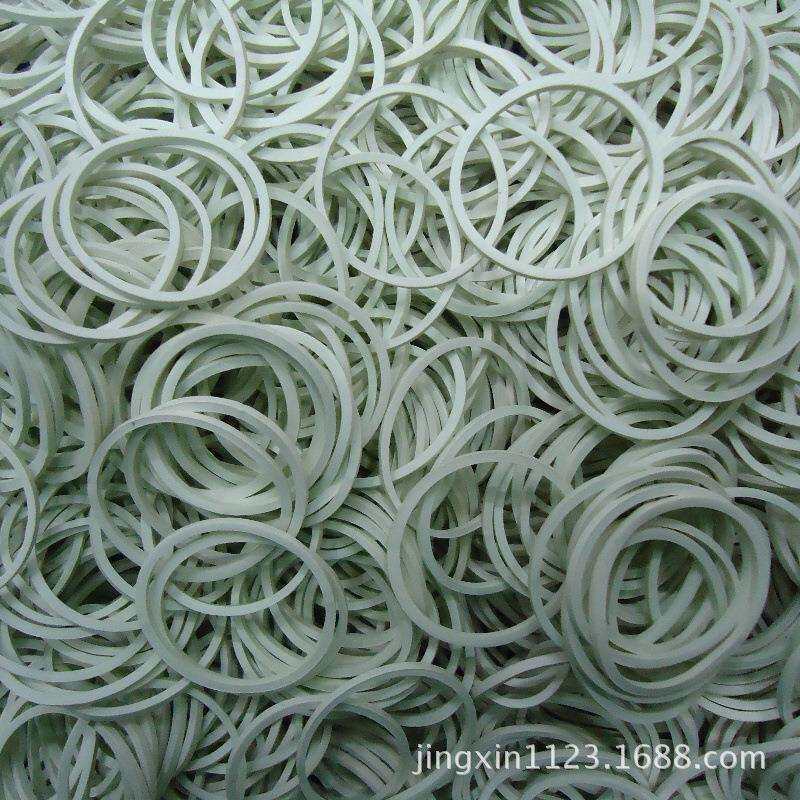 越南发圈 25白色耐高温橡皮筋 天然橡胶 弹性橡胶制品