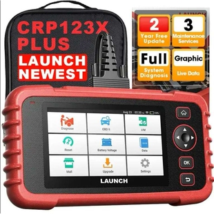 X431 CRP123X PLUS全系统Car Diagnostic OBD海外版元征LAUNCH