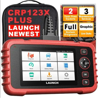 X431 CRP123X PLUS全系统Car Diagnostic OBD海外版元征LAUNCH