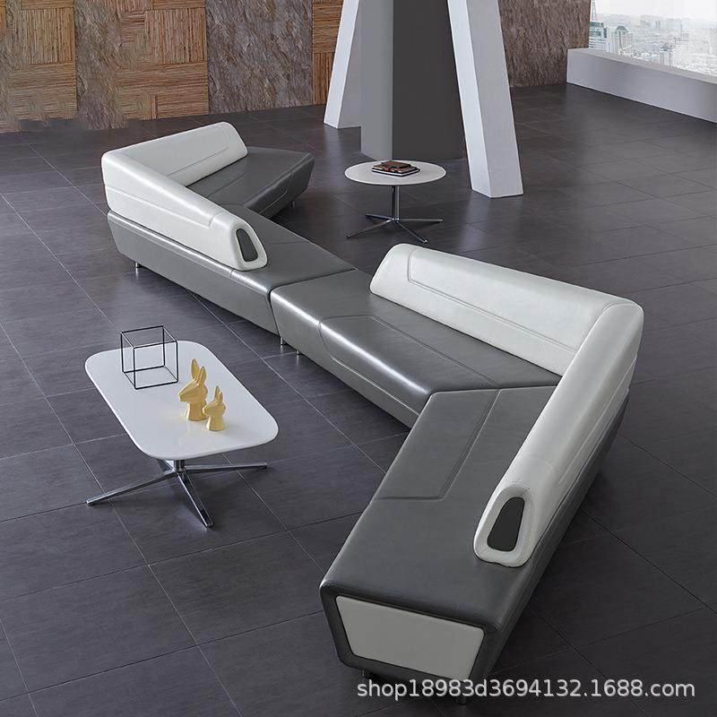 异形办公室沙发茶几组合简约现代商务接待会客休息区办公沙发,电子元器件市场,其它元器件,淘宝优惠券,粉丝福利购,淘宝优惠卷
