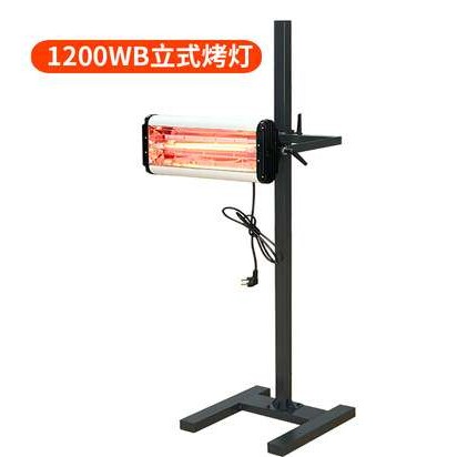OL-1200W2000W手持便携式短波红外线移动烤漆灯汽车喷漆烤灯