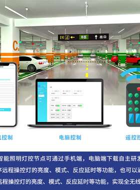 LEDT8灯管智能停车场过道物联网雷达人体感应1.2米一体灯管分体灯