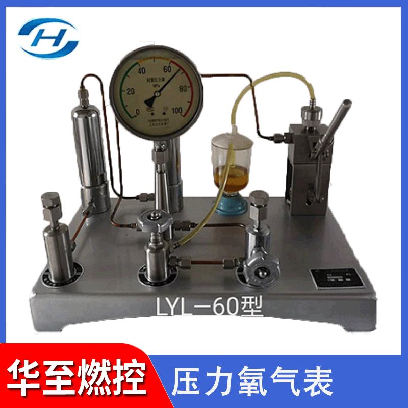 LYL-60电动压力氧气表电动两用校验器工业计量机构禁油压力表