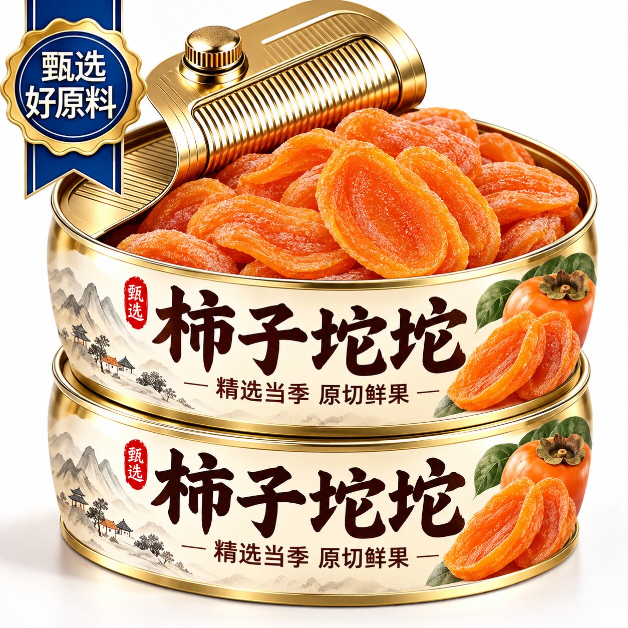 广西桂林特产正宗流心柿饼